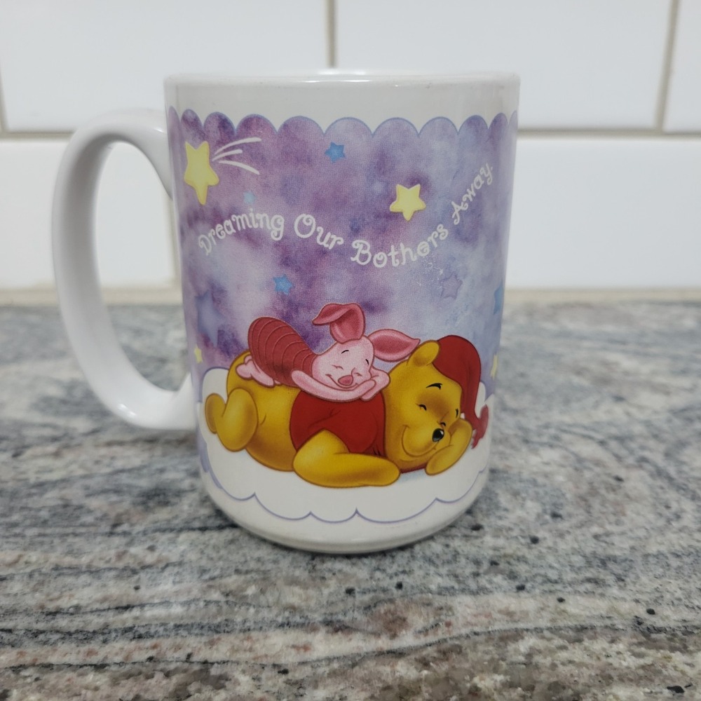 Disney Winnie The Pooh Coffee Mugs Dreaming Our Bothers Away Tigger Piglet
